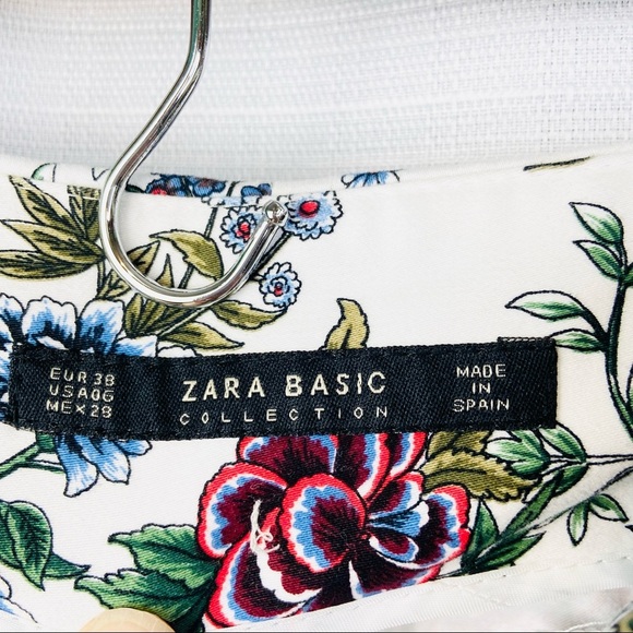 Zara • Women's Mid-rise Floral Printed Pants Size 6 - Picture 5 of 11
